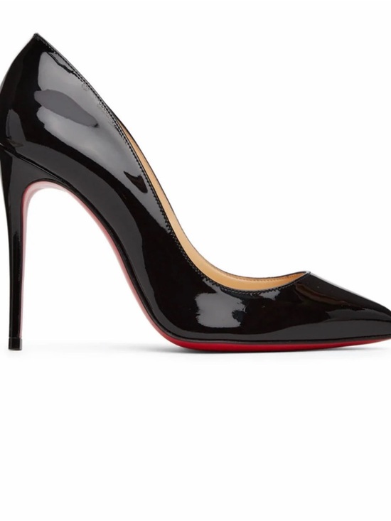 Christian Louboutin Shoes - Christian Louboutin Pigalle Follies 100 Black Patent Leather 39.5 39